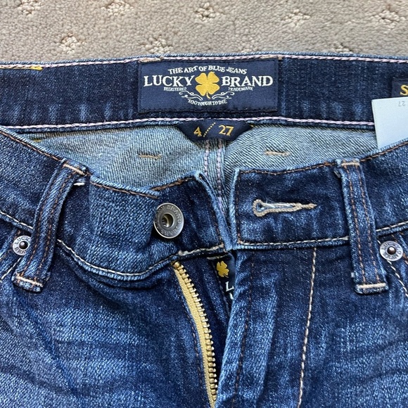 Lucky Brand Sweet n Low Boot Cut Jeans Dark Wash Size 27 - Picture 2 of 5